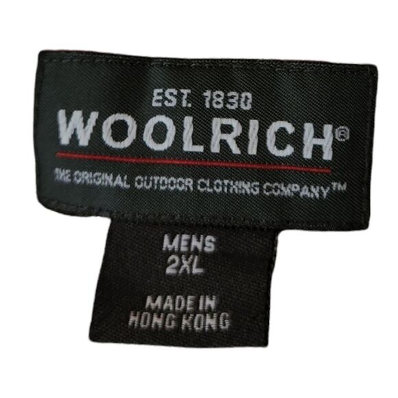 Woolrich All Over Kayaks Print Short Sleeve Button Up Mens Collar Shirt - Picture 5 of 5